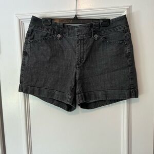 White House Black Market Black Jean Shorts Classic Style